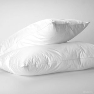 an image of 2 white pillows