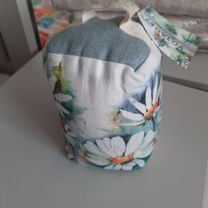 an image of a floral doorstop