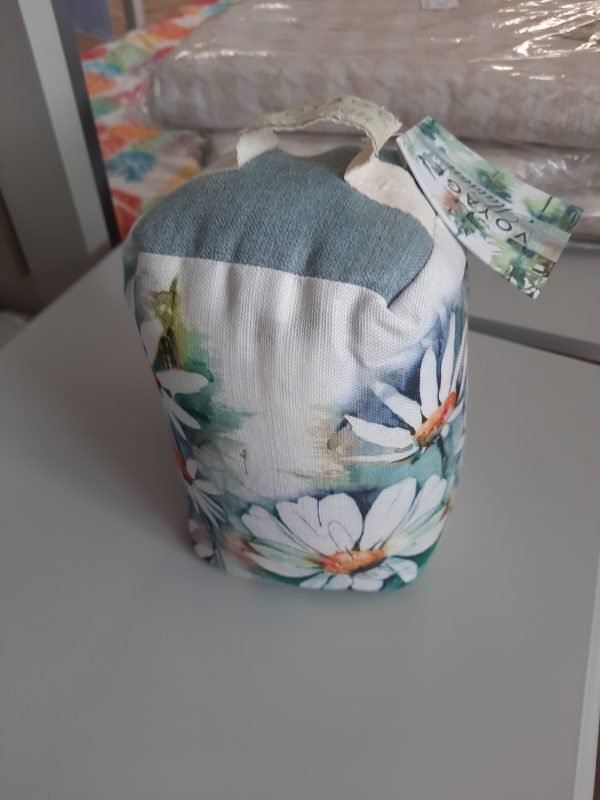 an image of a floral doorstop